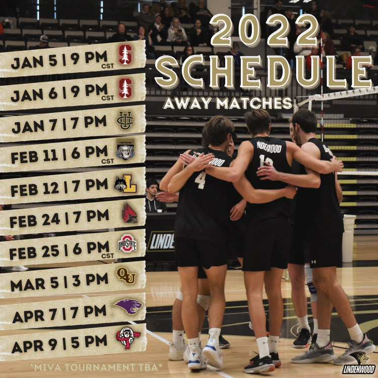lindenwoodMVB's tweet photo. What we’ve all been waiting for … 🥁
Our 2022 Schedule 👀📅
#volleyball #volleyballplayer #collegevolleyball #saintcharles #sports #missouri #indoorvolleyball #lindenwood #lindenwoodvolleyball #d1 #d1volleyball #lumensvball #mensvolleyball #lions #lindenwooduniversity #college https://t.co/KwUesz3fcw