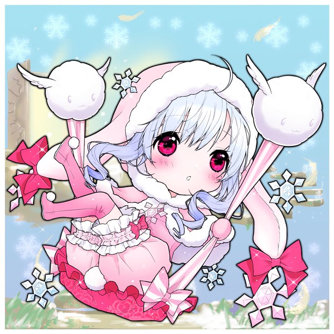 #天使軍VS悪魔軍バトル企画2

所属:天使軍
名前:雪うさアンジュ
設定:ロップイヤーの小天使。サン玉を自分のしっぽと見間違えて回収しに来た。が、しかし本物のしっぽはちゃんと尻に生えてる。

「あれ? あたちのしっぽ?」 