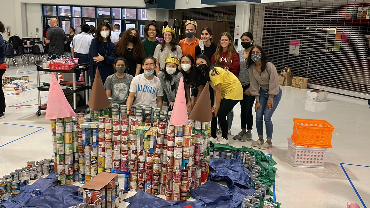 NHS_Brandeis's tweet photo. CANstruction 2021!!
Thanks to all the NHS members that came and helped out. We appreciate you!
•
We placed first for the most cans and second for creativity.
Way to go! https://t.co/neFBWESdGs