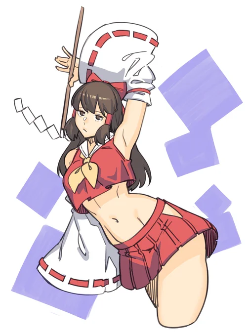 腋巫女 