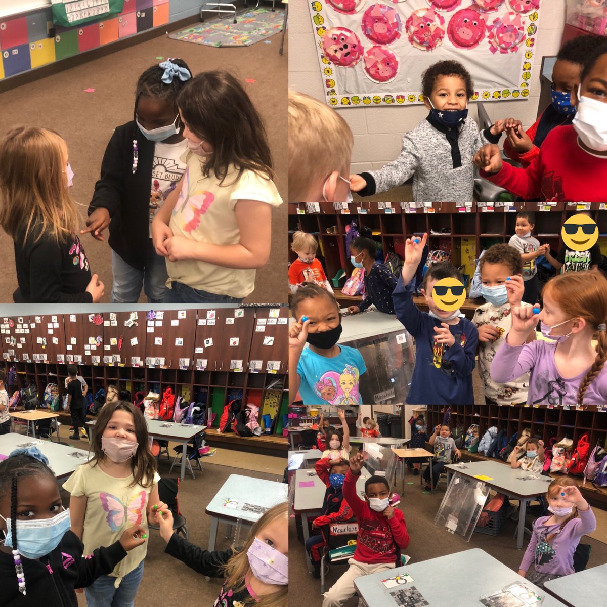 jeffersonkind's tweet photo. Today we greeted our friends with matching m&amp;ms. They had the opportunity to just talk to each other! #thejwcs #morninggreetings https://t.co/ldL1q2pVI7