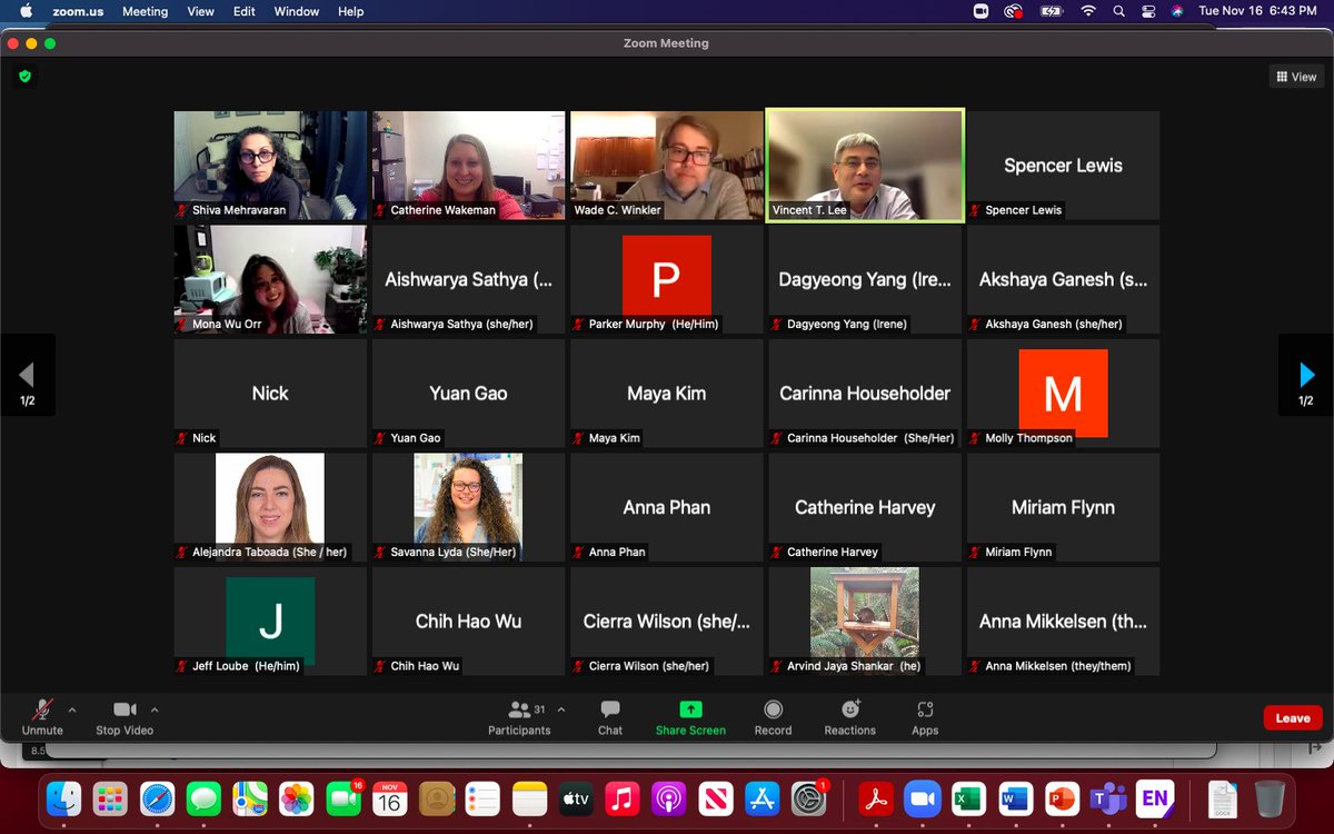 Wakeman Lab (@wakemanlab) on Twitter photo Had fun tonight in <a href="/runtumblerun/">Wade Winkler</a>'s Teaching Science and Professional Development grad class as an "academic careers" guest panelist with <a href="/_pseudo_mona/">Mona Wu Orr</a> and <a href="/Vincent_Lee_Lab/">Vincent Lee</a>! Had fun tonight in <a href="/runtumblerun/">Wade Winkler</a>'s Teaching Science and Professional Development grad class as an "academic careers" guest panelist with <a href="/_pseudo_mona/">Mona Wu Orr</a> and <a href="/Vincent_Lee_Lab/">Vincent Lee</a>!