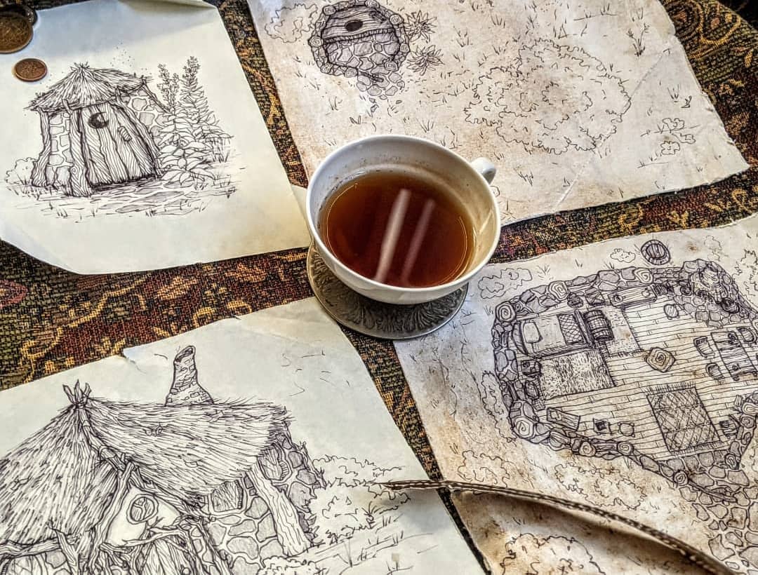 melrosemaps's tweet photo. You hear the sound of the river in the distance and the sound of the wind in trees. A warm, friendly light fills the windows of the cottage built of smooth river stones. A tiny outhouse sits in the back, and a slightly overgrown garden to the side.
Welcome to Riverstone Cottage. https://t.co/WyWda9Z2Gz
