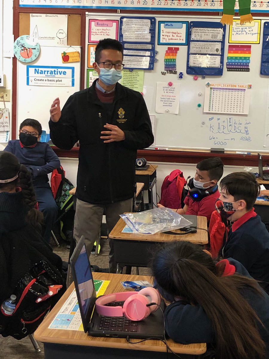 stanthonyindy's tweet photo. We have had an exciting few days at St. Anthony with kindness speaker Brian Williams on Friday, the @CRHS_Indy performance of Harvey for the 8th grade, and a visit from our @archindy seminarian Khaing today. https://t.co/otwciObPV1