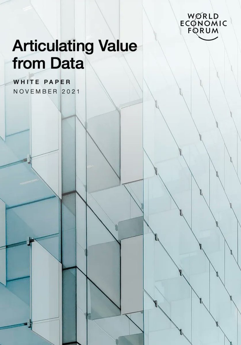 The new report, 'Articulating Value from Data', is here.

It's time for businesses to re-evaluate how they harness the power of data. With future value opportunities waiting to be taken, the time to make a change is now. v <a href="/wef/">World Economic Forum</a> 

Read the report here: wef.ch/3HqYpNH