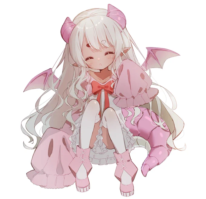 #Skeb ドラゴン娘ちゃん描かせてもらいました! 