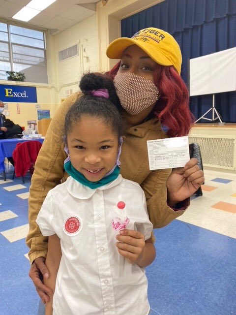 dcpublicschools's tweet image. Today’s vaccination clinic at @ExcelAcademyPS is set up and accepting children ages 5 to 11 until 7:30 tonight, or until supplies last. Get protected from COVID-19 like Harmoni.