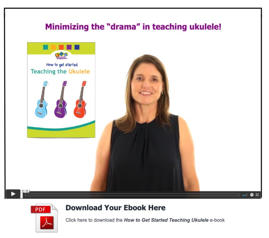 funmusicco's tweet image. Have you ever wanted to teach ukulele, but not known where to start? This guide and video and quick-start series will help you get started with your classes INSTANTLY! ...
Get started here: bit.ly/3Cicj0J 
#MusicTeacherLife, #FunMusic, #TeachUkulele