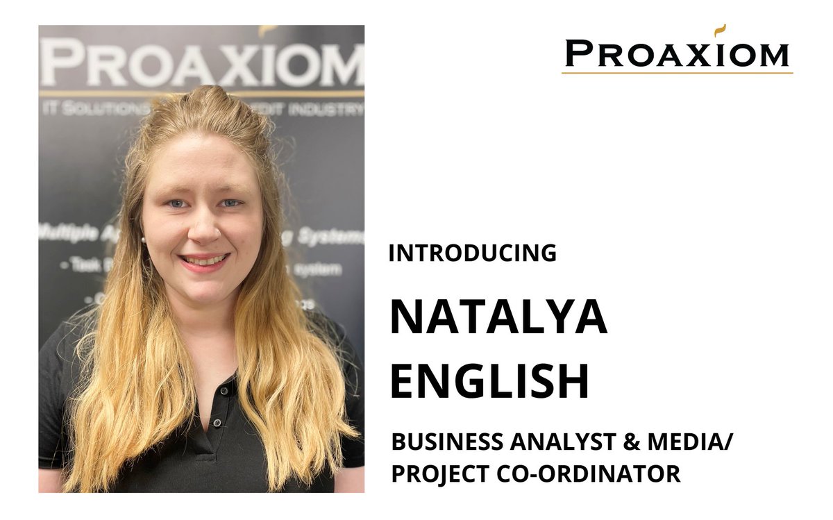 MEET THE TEAM

Natalya English – BA and Media/Project Coordinator

I started working at Proaxiom at the beginning of 2021 abd I am responsible for client communication and ensuring software functionalities are developed in a successful and timely manner.

#Proaxiom #ProaxiomTech