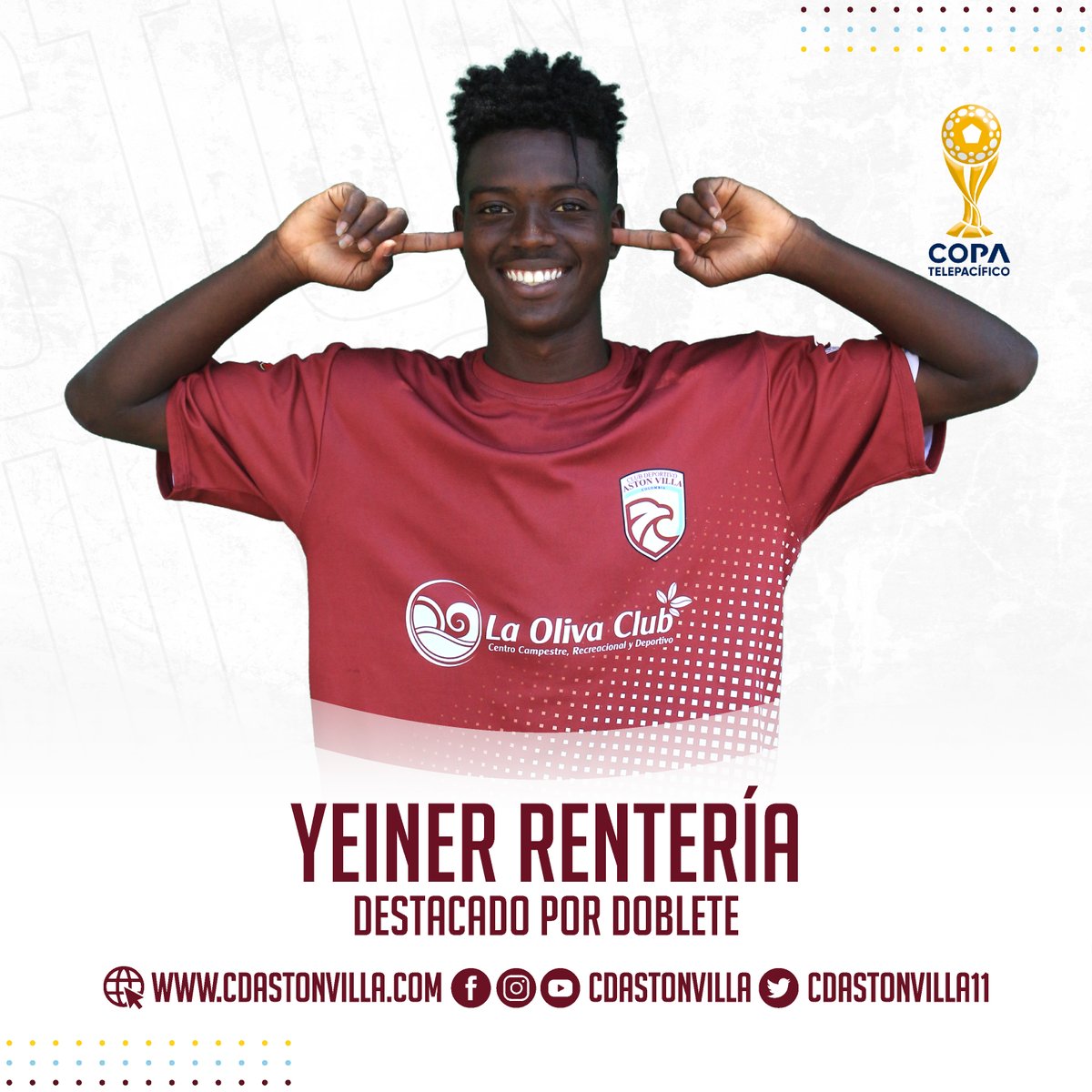 cdastonvilla11's tweet photo. 𝗜𝗠𝗣𝗢𝗥𝗧𝗔𝗡𝗧𝗘 𝗩𝗜𝗖𝗧𝗢𝗥𝗜𝗔 𝗘𝗡 𝗖𝗢𝗣𝗔 𝗧𝗘𝗟𝗘𝗣𝗔𝗖𝗜́𝗙𝗜𝗖𝗢 🏆⚽️🦅🔥
Hanser Angulo y Yeiner Rentería con doblete comandaron la victoria de nuestra categoría de III División sobre el cuadro Santos FC.
#SomosAstonVilla #VamosAston #CopaTelepacífico2021 https://t.co/e3ls0xD3zZ