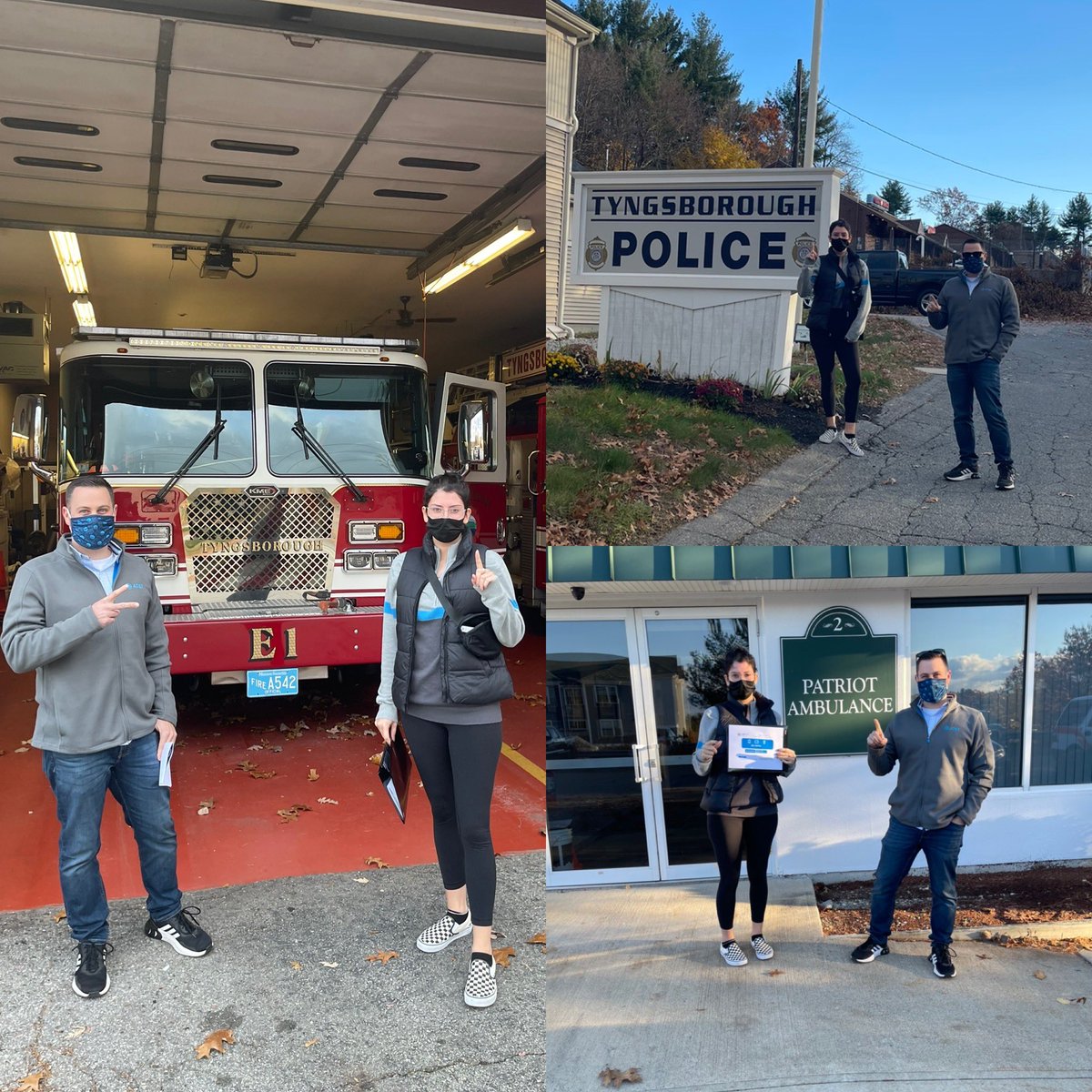 Out and about today FirstNet flyering with <a href="/Bjeralds1/">Brandon Jeralds</a>! One Appreciation table day locked in! #WinLocal #FirstNet #OurNE