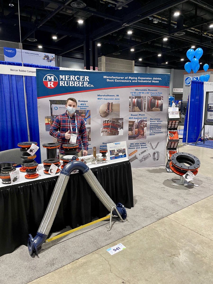 MercerRubber's tweet image. It was great to be back at WEFTEC after a two year hiatus. It was even better to be face to face with our friends in the water community.

#weftec2021 #wastewater #weftec
