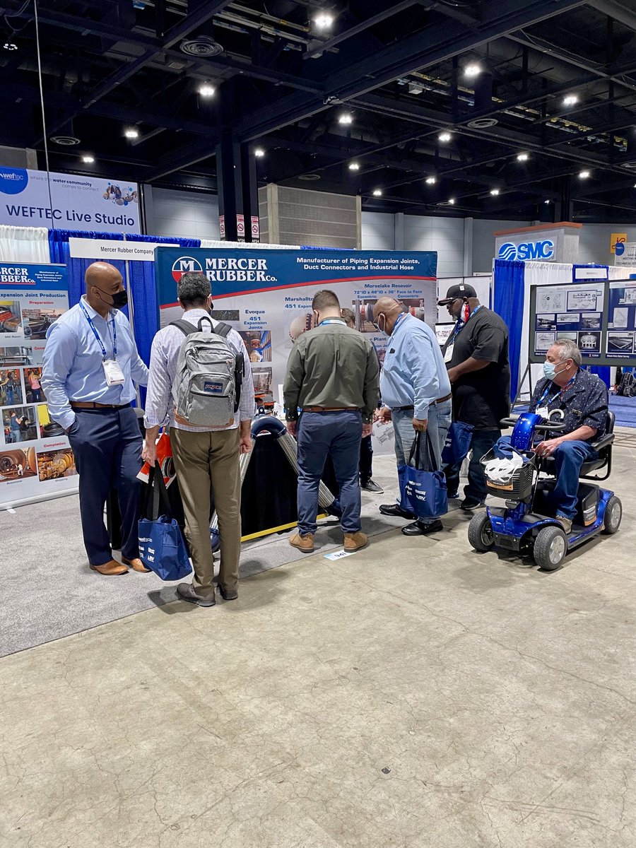 MercerRubber's tweet image. It was great to be back at WEFTEC after a two year hiatus. It was even better to be face to face with our friends in the water community.

#weftec2021 #wastewater #weftec