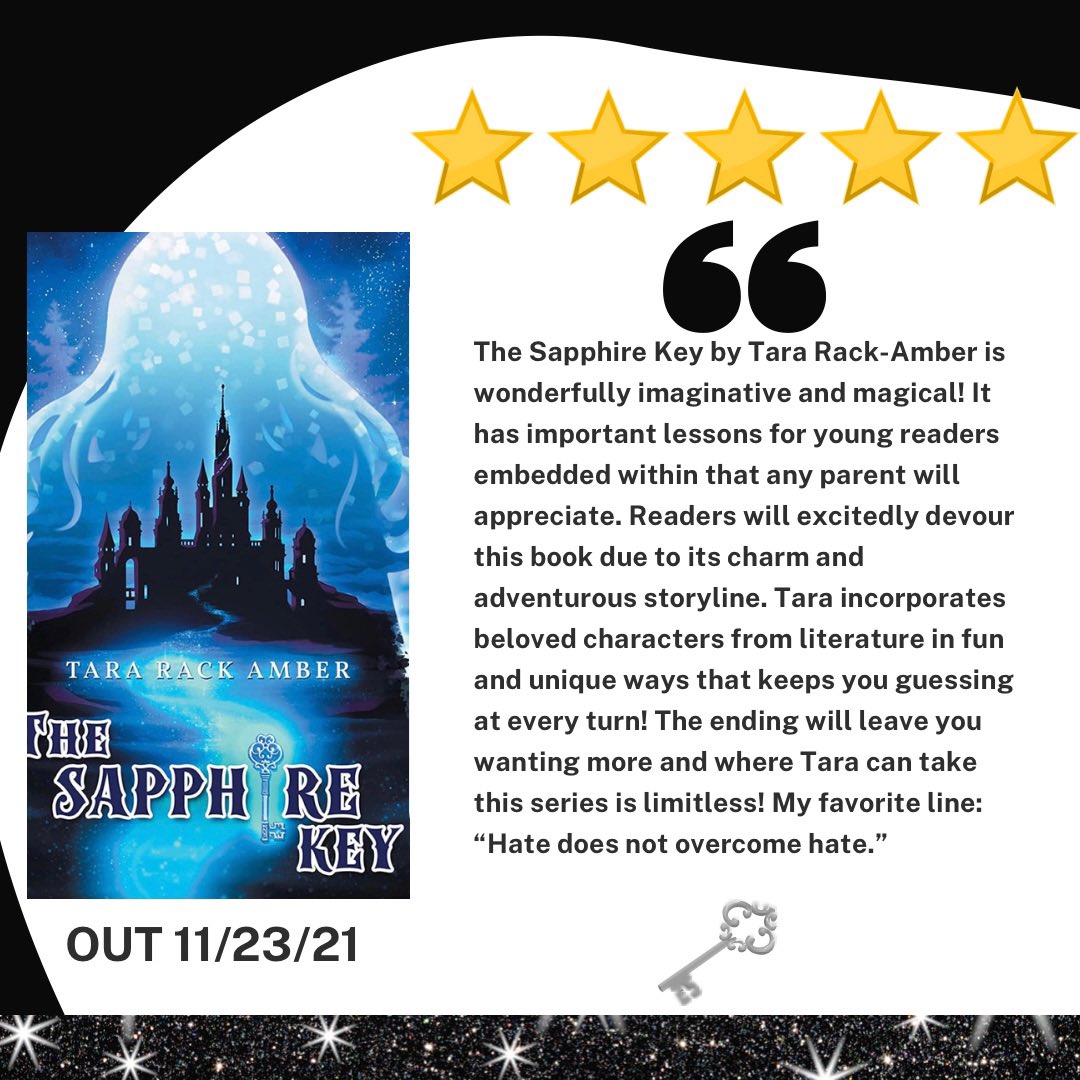 AshleyW2591's tweet photo. My review for THE SAPPHIRE KEY by @RackTara out on 11/23/21! #mglit #fantasy #BookTwitter #mgbookchat #bibliophile #WritingCommnunity #bookworm #bookaddict #amreadingfantasy #amreading https://t.co/rucG9sKF6Y