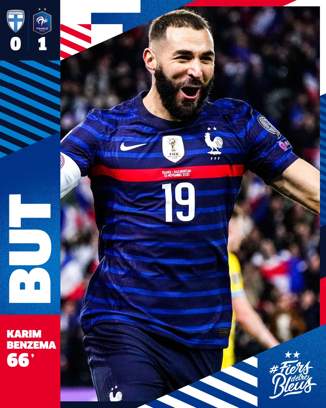 Finland vs France: World champions France beat Finland 2-0, both goals came in 2nd half as Benzema and Mbappe found the net