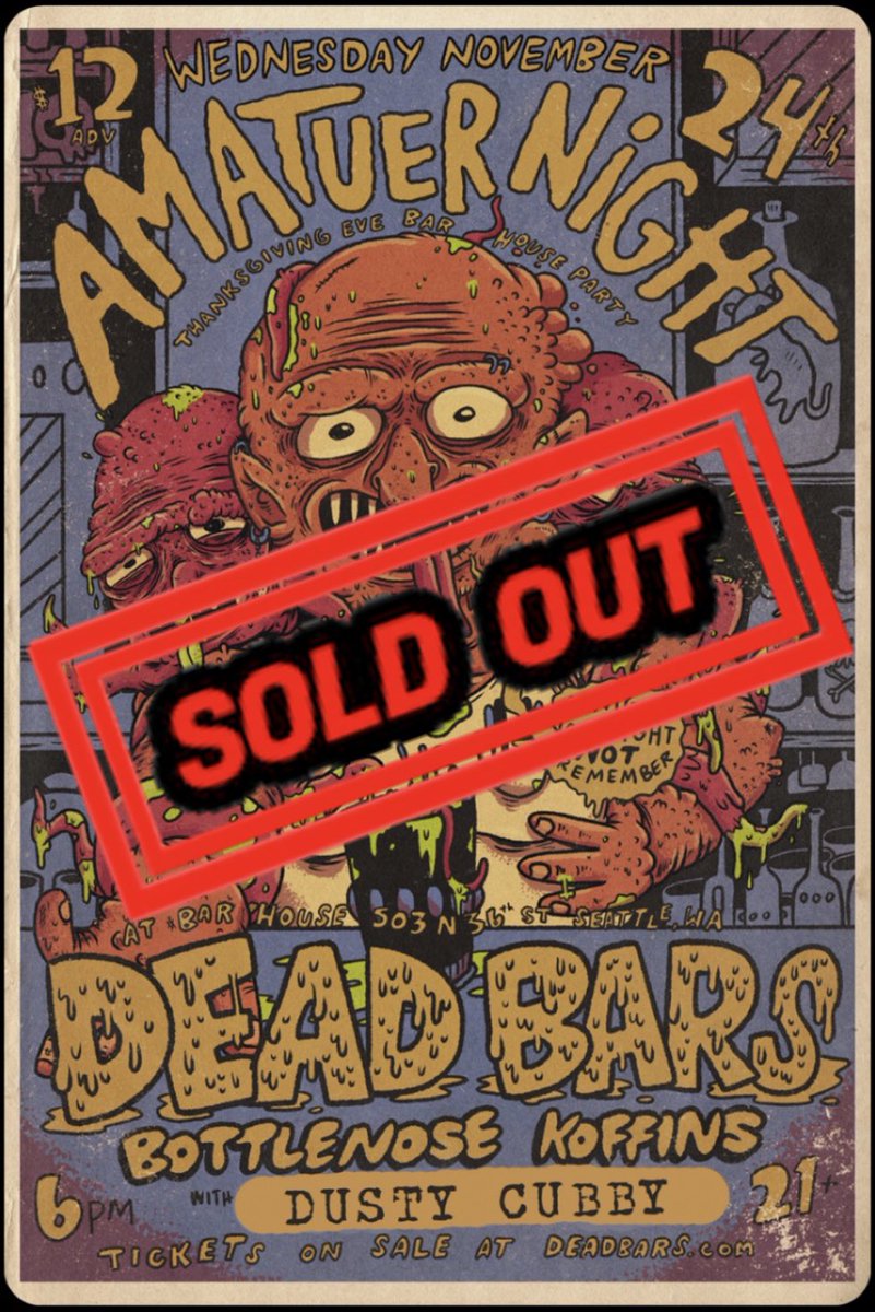 YO!! THIS PUPPY IS SOLD OUT!! BRING UR DANCIN SHOES!! <a href="/DeadBars/">Dead Bars</a> <a href="/BNKGOJIRAROCK/">Bottlenose Koffins</a> ITS GOIN DOWN