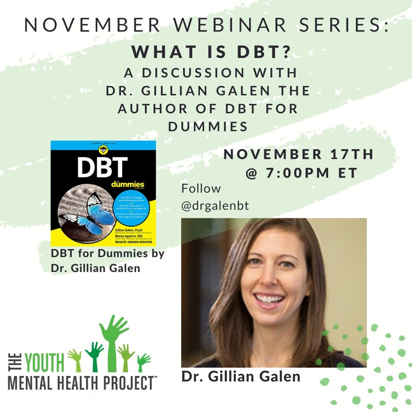 Join me tomorrow evening at 7pm to discuss #DBT secure-web.cisco.com/1BCqGdDNokl_kH…