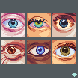 mirrutatep's tweet photo. Study of eyes

#pixelart https://t.co/3BLV1L2dyl