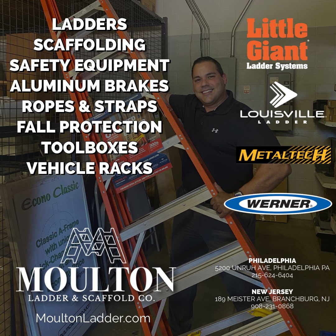 MoultonLadder's tweet photo. We’ve got you covered! #MoultonLadder #Ladder #Scaffolding #SafetyEquipment #Philadelphia #NewJersey https://t.co/EHuqkAcnmm