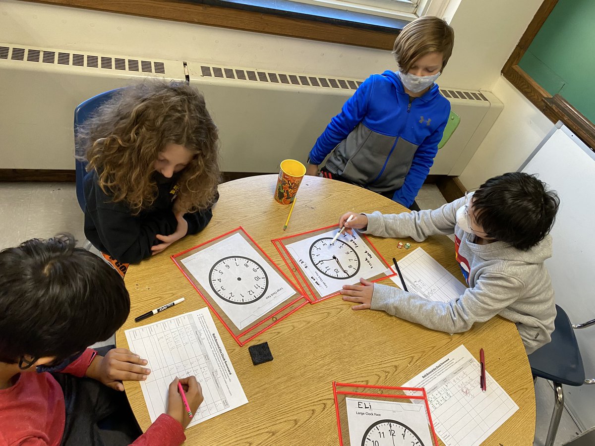 Let’s roll around the clock! Today we visualized fraction addition in a new way with this fun game.