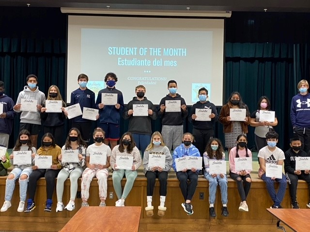 RMS Celebrates Student of the Month!