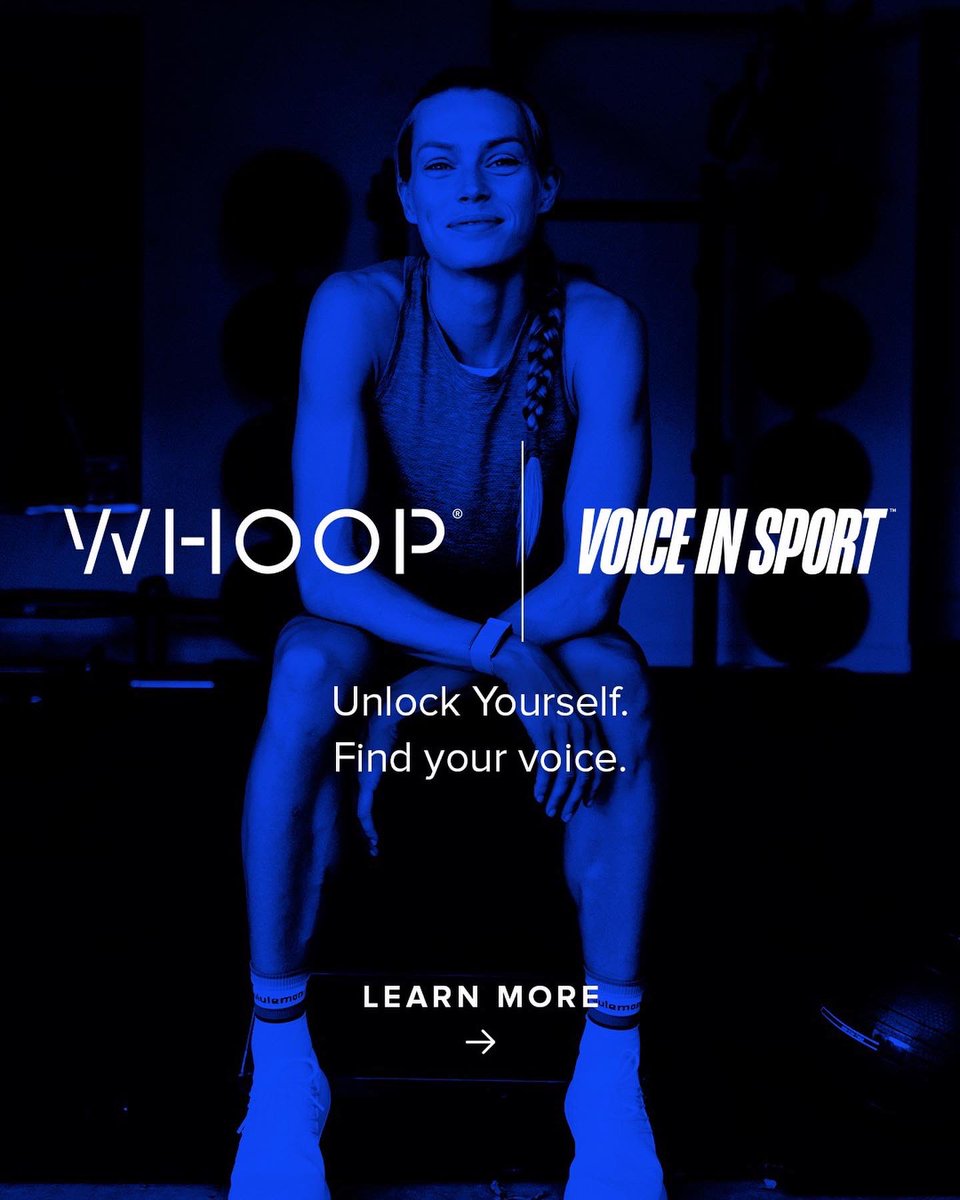 StefStrack's tweet image. Over the next year we will change the game for girls and women in sport. Elevating conversations and unlocking access to the education, content and research! Let’s go! @whoop @voiceinsport #moreVIS #unlockYourself #voiceinsport