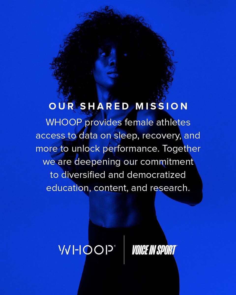 StefStrack's tweet image. Over the next year we will change the game for girls and women in sport. Elevating conversations and unlocking access to the education, content and research! Let’s go! @whoop @voiceinsport #moreVIS #unlockYourself #voiceinsport