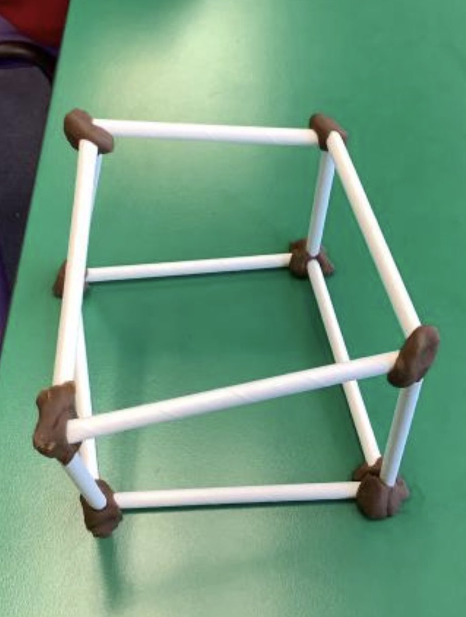 Week 4 of placement already! Had a proud teacher moment yesterday whilst the kids are learning about 3D shapes! Making cubes with straws and play dough! And they turned out so great!! Such a good way to discuss vertices and edges!