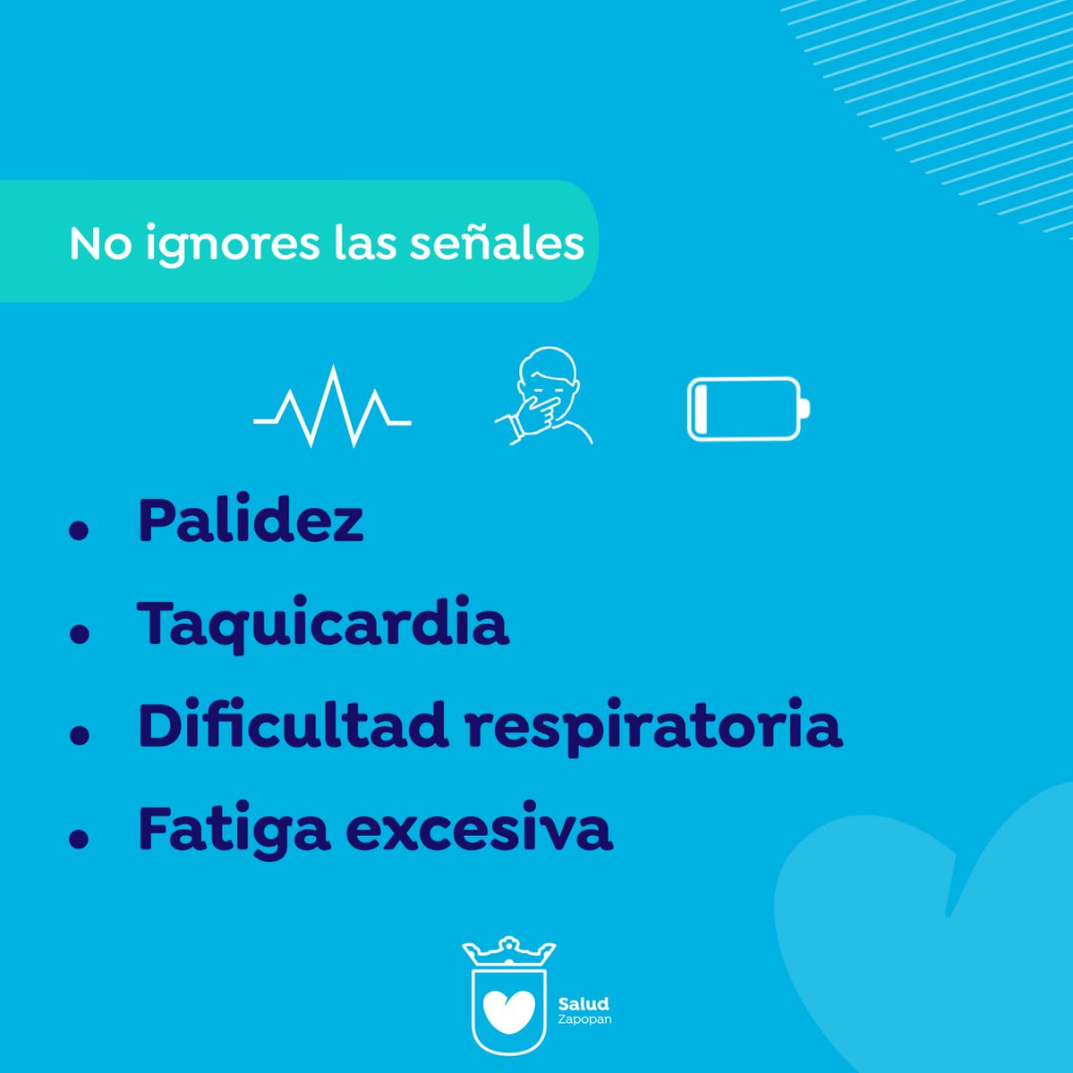 SaludZapopan's tweet photo. #CódigoInfarto será la primera estrategia que activen de manera conjunta los servicios de salud 👨‍⚕️👩‍⚕️de @ZapopanGob y @GuadalajaraGob 

No ignores las señales de alerta  y acude oportunamente 🚑 a una unidad médica de Zapopan o Guadalajara 🏥 https://t.co/SrOvClAN9F