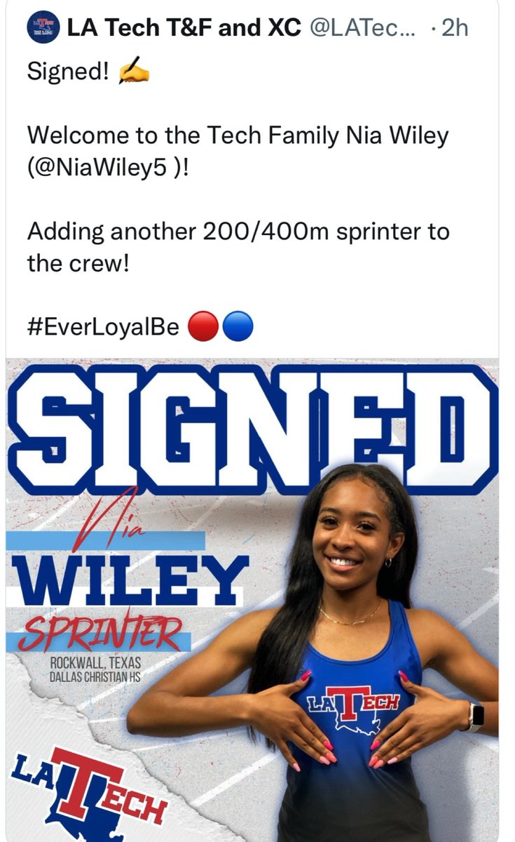 Congratulations <a href="/NiaWiley5/">Nia Wiley</a> we are so very proud of you. #WileyFam5