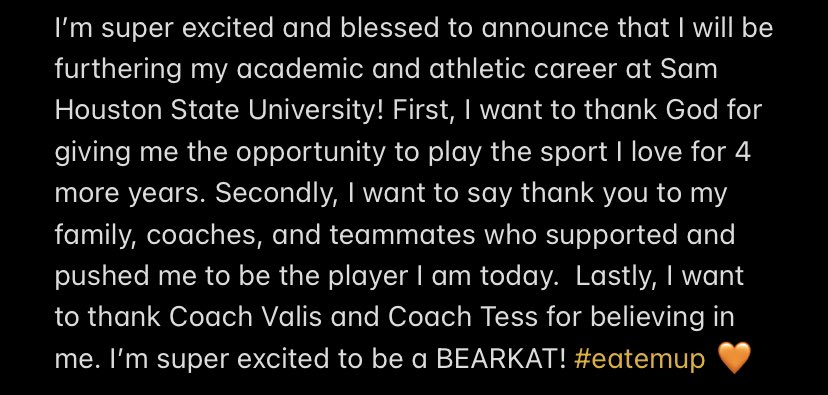 <a href="/CoachValis/">Garrett Valis</a> <a href="/BearkatsSB/">Sam Houston Softball</a> @blazeunited16 <a href="/BlazeFastpitch/">Texas Blaze</a> <a href="/C_robertson10/">Cory Robertson</a> <a href="/jbssports/">Coach JB Slimp</a> #EatEmUpKats 🧡🐾