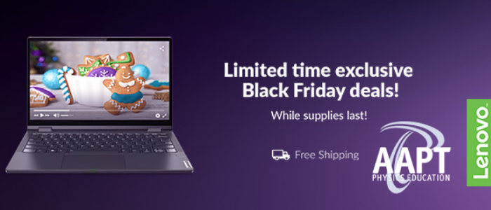 AAPTHQ's tweet photo. AAPT Members: Enjoy savings up to 69% off Lenovo’s best brands like ThinkPad, IdeaPad, Yoga, Legion gaming systems as well as brands like FitBit wearables, Logitech webcams and so much more, now until November 26, while supplies last. https://t.co/HRG2qFtNZK #aaptmemberdiscounts https://t.co/DEYQlbIUCS