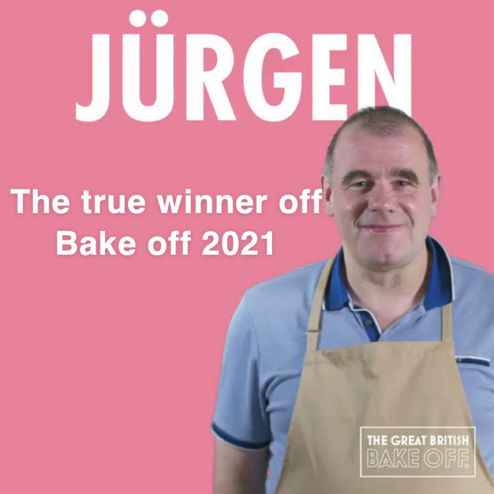 isla44927003's tweet photo. Terrible, awful news! Jürgen you will be missed! #GGBO #GreatBritishBakeOff https://t.co/F4Wrb5eQwk