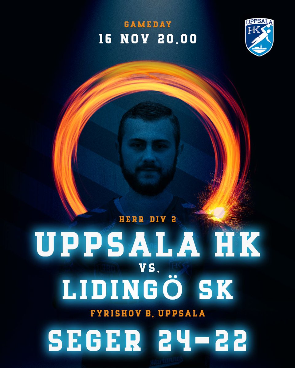 UppsalaHK's tweet photo. 💥SEGER 24-22💥

Matchens lirare
Oscar Ericsson - Uppsala HK
Willy Bergström- Lidingö SK

Tack till våra matchvärdar EiTECH och MG Handel

#uppsalahk #lidingöskhandboll #uppsalahkherr #uppsala #fyrishov #seger #untsporten #eitech #mghandel https://t.co/TPQZRze7d0