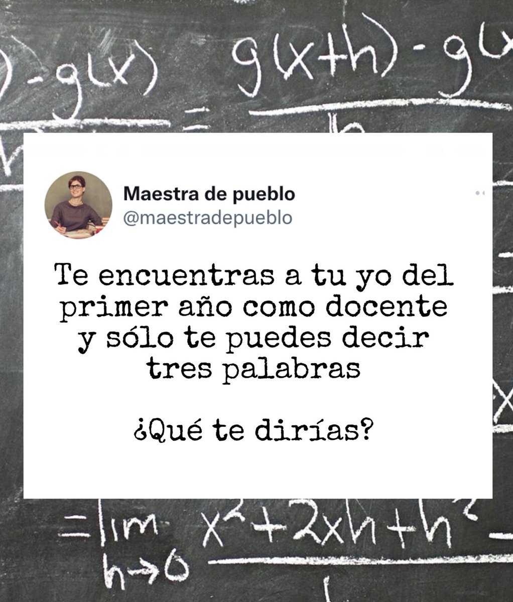 Maestra de pueblo tweet media