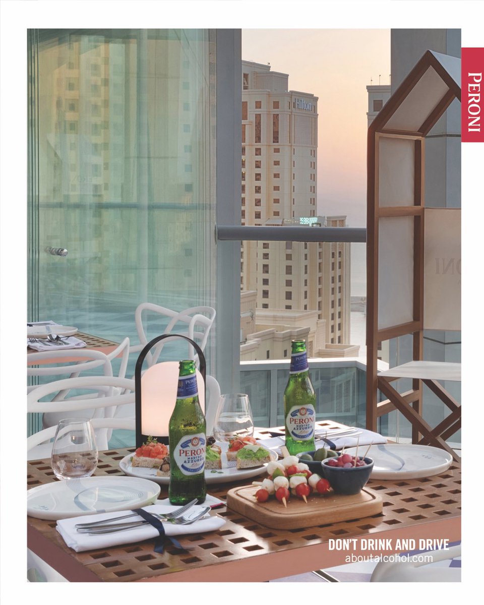 DianproVzla's tweet photo. Bienvenido a nuestro 1er bar insignia en la azotea más alta del mundo en Dubai #RexBar en el piso 39 de la torre @icdubaimarina. Si estás de visita en Dubai, ven a decir ciao y disfruta de una refrescante Peroni, en el resplandeciente atardecer del golfo Pérsico #peronivenezuela https://t.co/ClZmb1JLd6