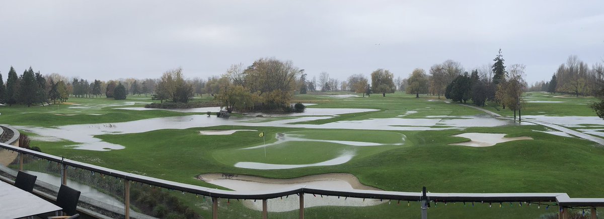 RileyHummelle's tweet photo. 122 mm of rain in 48 hours, followed by 88 km/h wind. We’ve got some cleanup to do before reopening. https://t.co/PUew92Dmhc