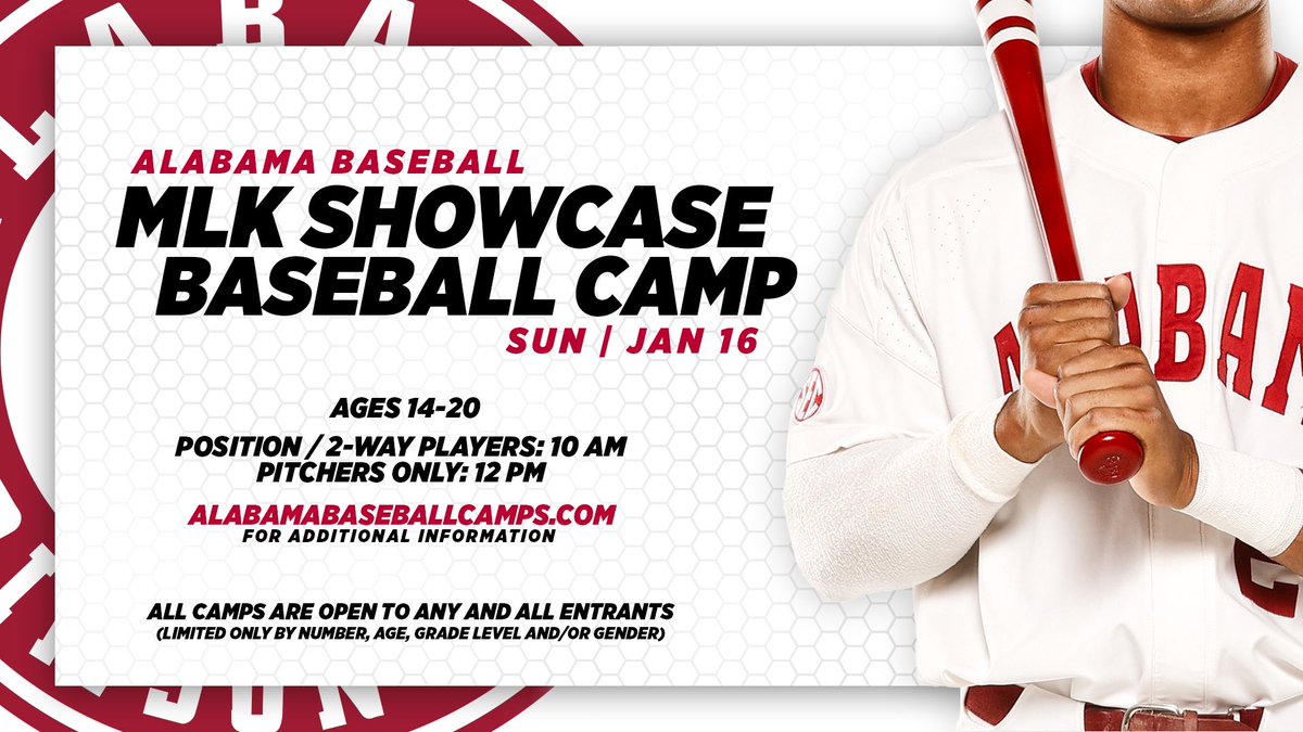 ▪️ We've got 3⃣ separate camps coming up as we head into the winter months ▪️

Get more information on each option and be sure to sign up now before all the spots are filled!

bit.ly/3DrkJnO

#RollTide