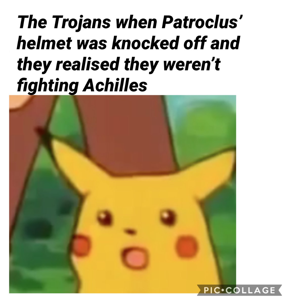 classics_rc's tweet image. Our 3rd Year Classics class revised the first half of the Iliad by creating their own memes of some main events! #Iliad #JCClassics