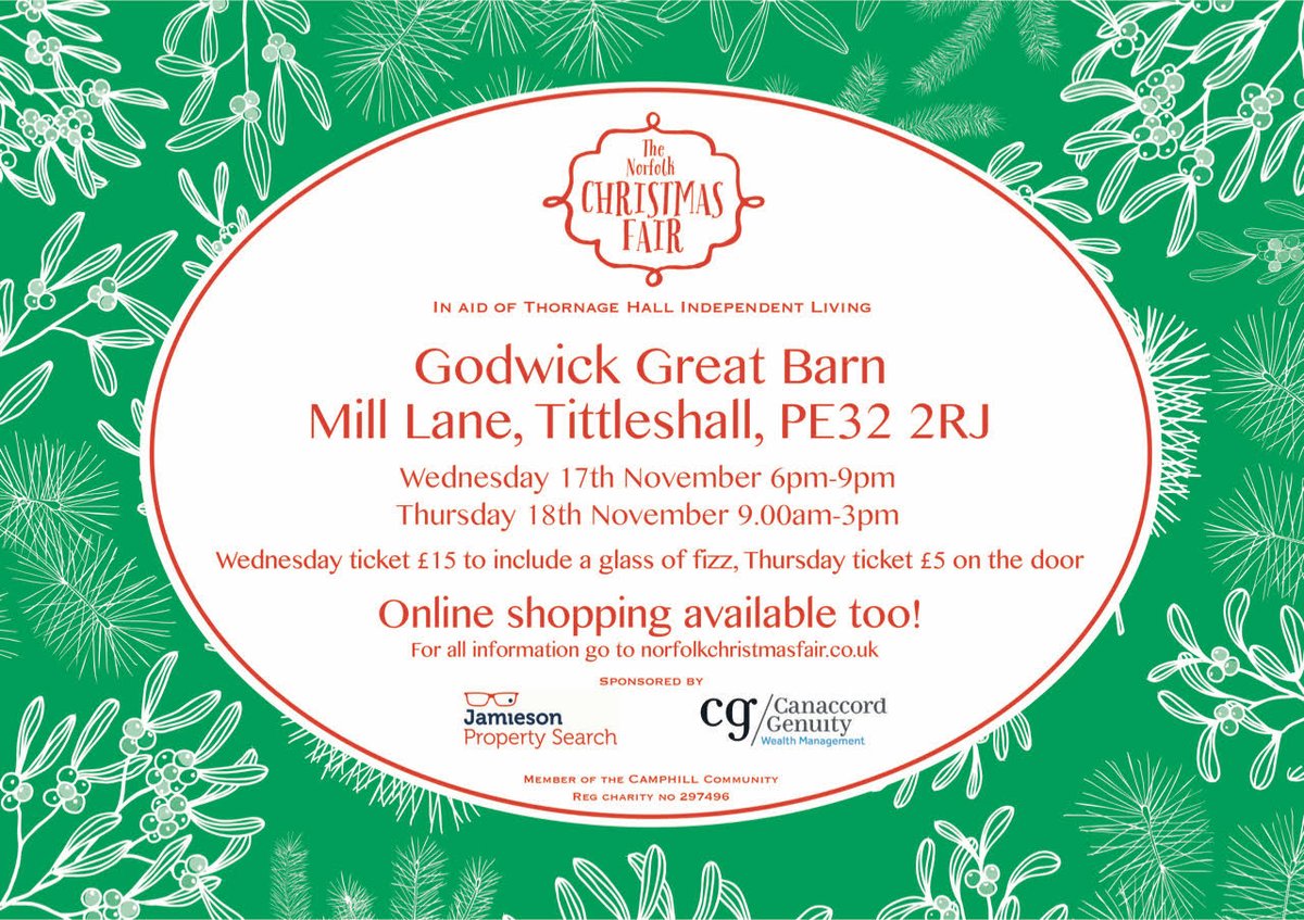 Godwick Hall & Great Barn (@godwickbarn) on Twitter photo Anyone attending <a href="/norfolkxmasfair/">Norfolk Xmas Fair</a> tomorrow pm or Thurs...note road closure sign off A1065 to Litcham. Pls ignore sign off A1065 from Fakenham, S Raynham or Wesenham Woods turnings as road is closed on opposite side of Tittleshall. If driving from Litcham you will be diverted tho Anyone attending <a href="/norfolkxmasfair/">Norfolk Xmas Fair</a> tomorrow pm or Thurs...note road closure sign off A1065 to Litcham. Pls ignore sign off A1065 from Fakenham, S Raynham or Wesenham Woods turnings as road is closed on opposite side of Tittleshall. If driving from Litcham you will be diverted tho