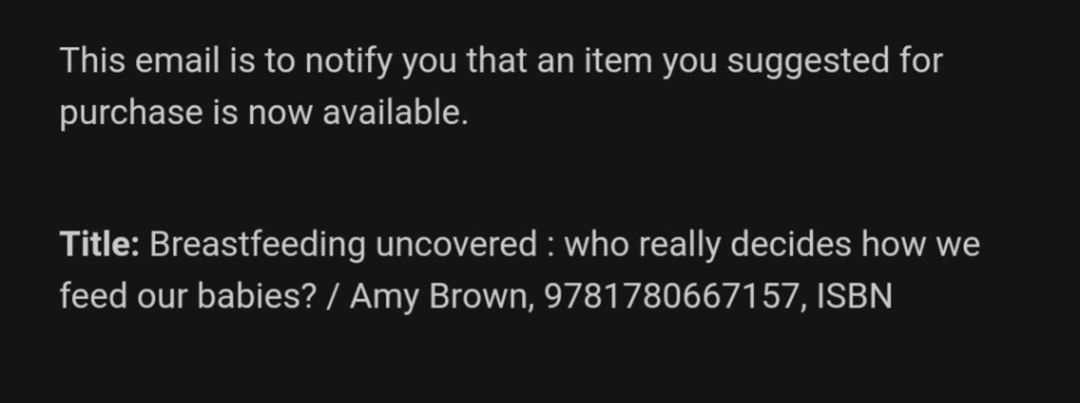 My favourite thing about libraries is that you can make suggestions and they almost always say yes.