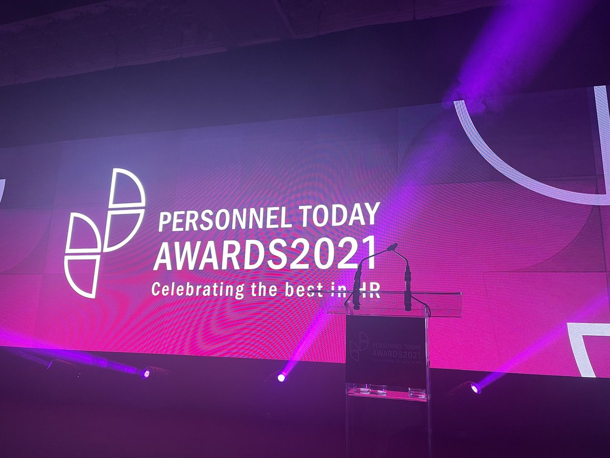 Well here we are at the <a href="/personneltoday/">Personnel Today</a> awards! 
Awards presentation about to begin… #PTAwards