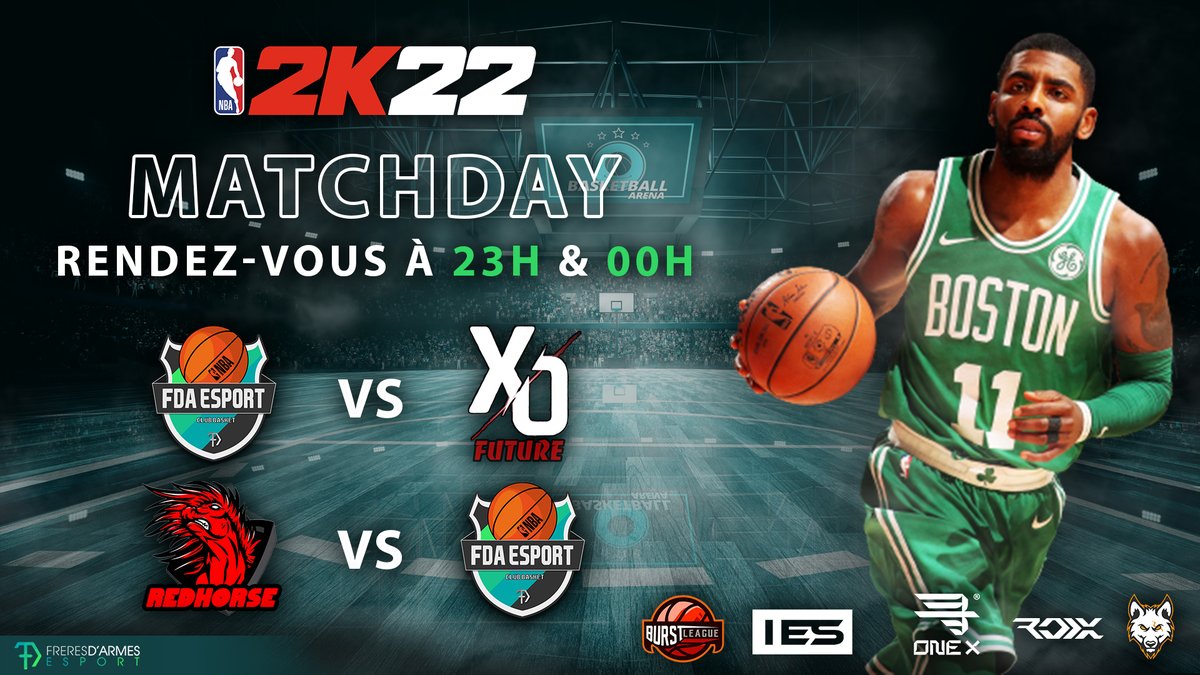 FDAEsport's tweet photo. 💥MatchDay  
📅 Mardi 16/11 23H

💥╏‐ 🏆IES 2K League🏆
        (𝐃𝐢𝐯𝐢𝐬𝐢𝐨𝐧 2 / Groupe 2)

🆚╏‐ @XOFutureSA
⌚️╏‐ 23H 
🆚╏‐ #REDHorse
⌚️╏‐ 00H 

🖥 LIVE FDA :  https://t.co/rR7BVYaVOm

 #FDAESPORT https://t.co/5F9SALdkkc