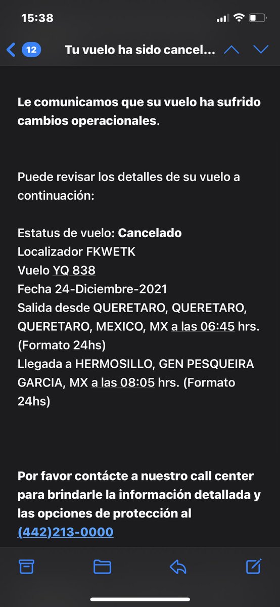 evacorella's tweet photo. @vuelaTAR 
Dos cancelaciones en menos de 24 horas …. https://t.co/HSTrzuJakP