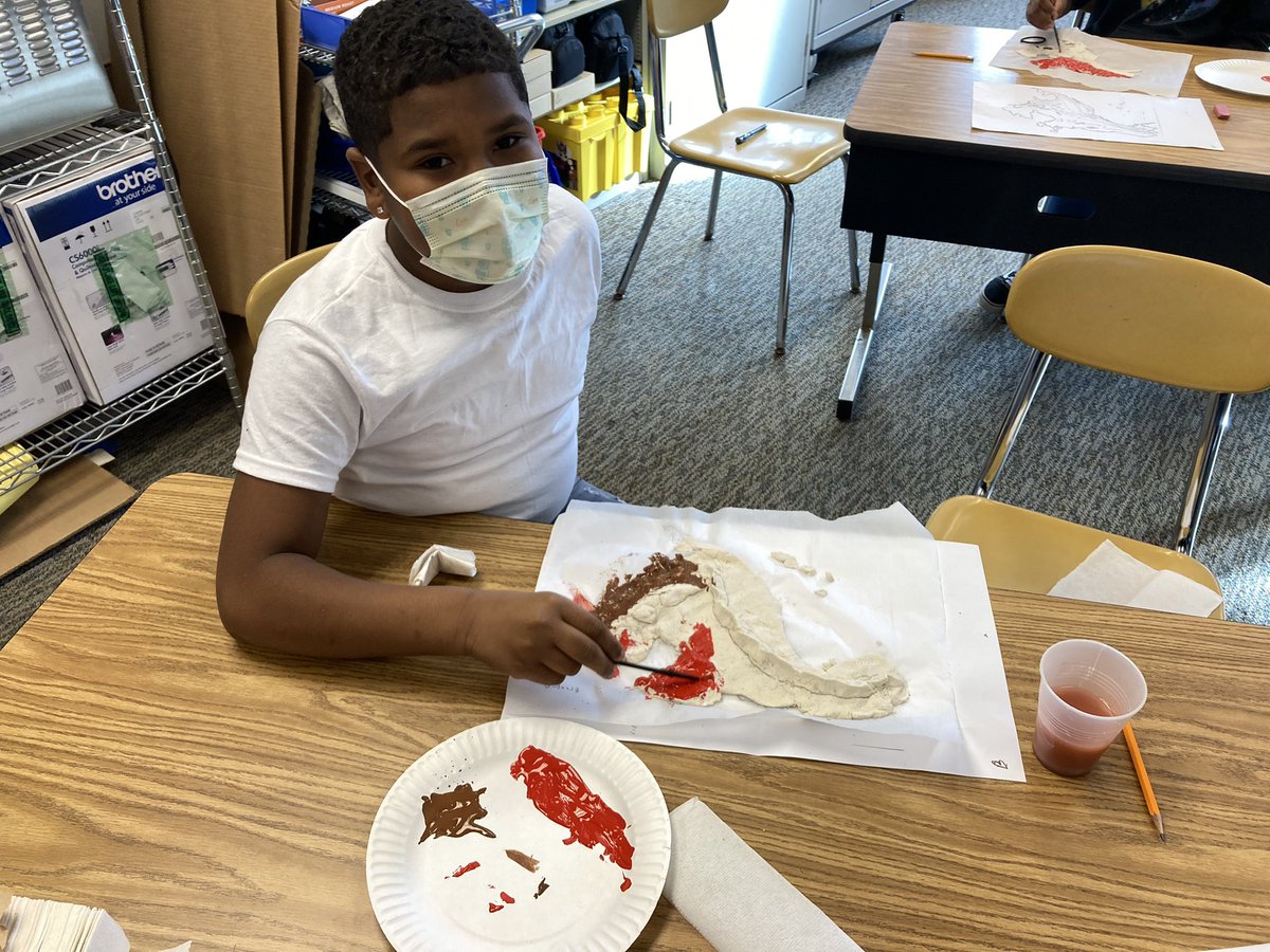 Durand_Eastman's tweet photo. STEM and Content collide with @kvaneps1   …And a little salt dough for topographical maps and continent features https://t.co/BinPdZmvB5