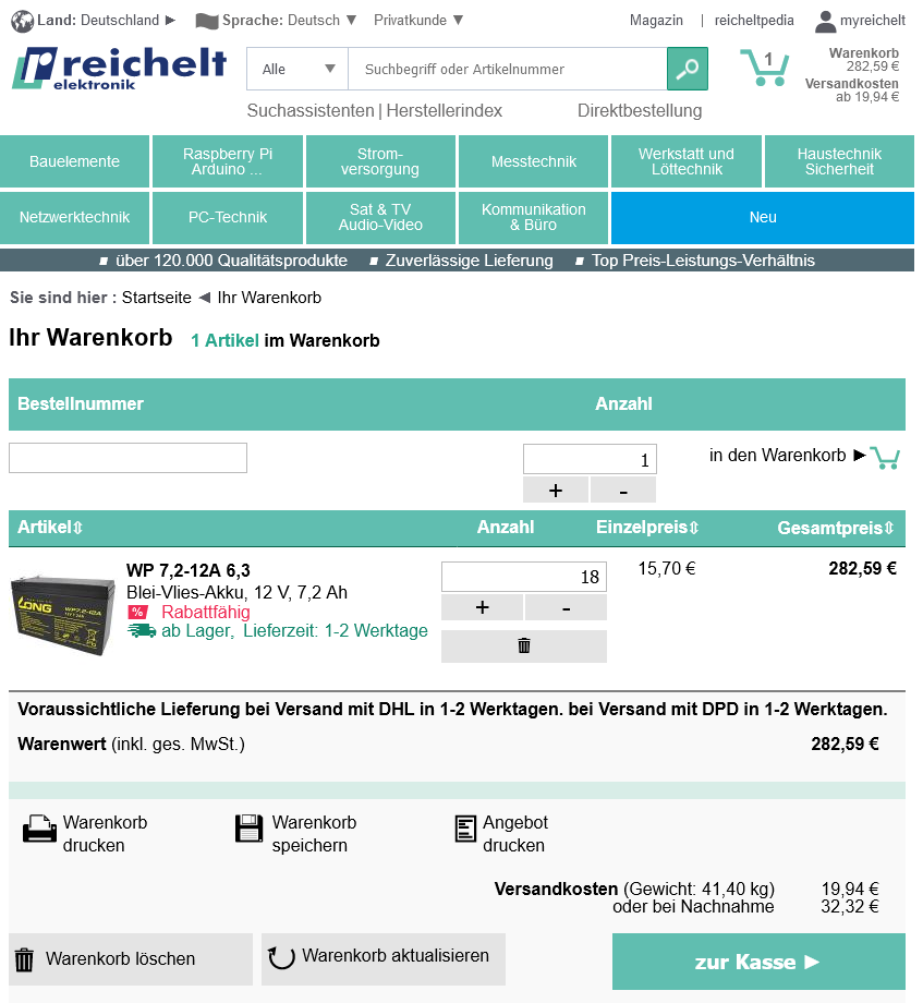 Ratet mal, was platt ist🤪
Richtig!
18 Akkus der USV am #HamNet-Digipeater DB0FC 🤬.

~300 € sind fällig, damit die Server bei Wartungsarbeiten der Haustechnik wieder sicher sind.

Mag jemand eine Akku-Patenschaft übernehmen und 16€ per PayPal spenden? 
paypal.com/pools/c/8EIMc4…