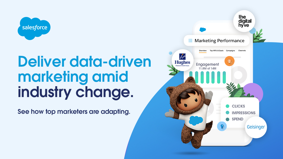 No cookies? 🍪 
No problem. 😉 

🗞 Read up on the biggest industry changes coming to data-driven marketing —and learn our Trailblazers’ top tips for adapting your strategy for what’s ahead: sforce.co/2YRlwPW