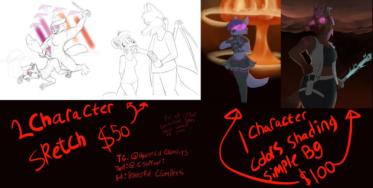 CSupraari's tweet photo. Taking sketch and single character commissions! Hoping to hear from ya https://t.co/Z8ve8R9s2R