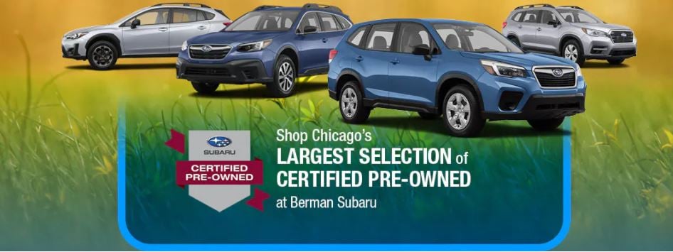 SubaruOfChicago's tweet photo. Are you looking for a Certified Pre-Owned Subaru? We can help with over 70 in stock🤩💯👍

Experience all Chicago's Subaru dealership has to offer!
✅Shop 100% online with Berman Express
✅Free Home Delivery Available
✅30 Day Perfect car promise
Shop now: https://t.co/CfhKUiVnGK https://t.co/720ZaQejJK