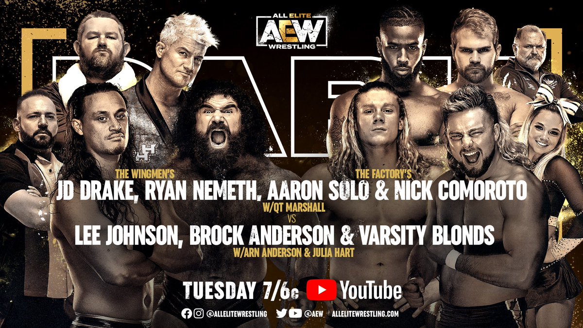 RefAubrey's tweet photo. #TooFastTooFuego are at it again!

Catch an all new #AEWDark TONIGHT 7/6c

▶️ https://t.co/pg34Ho2IQ1 https://t.co/BDMX4DJ9Hs